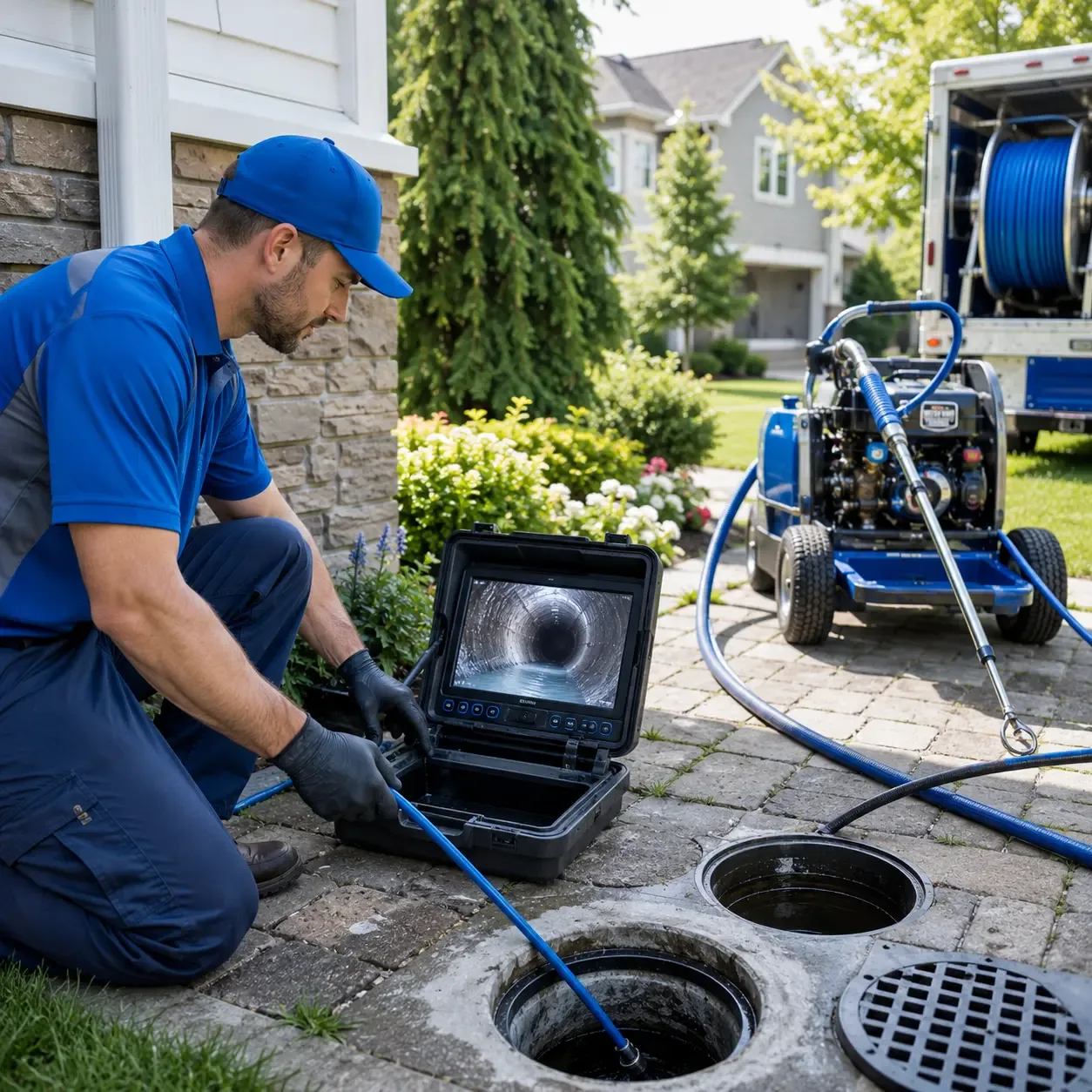 Outdoor drain cleaning professionals serving Greentown, OH