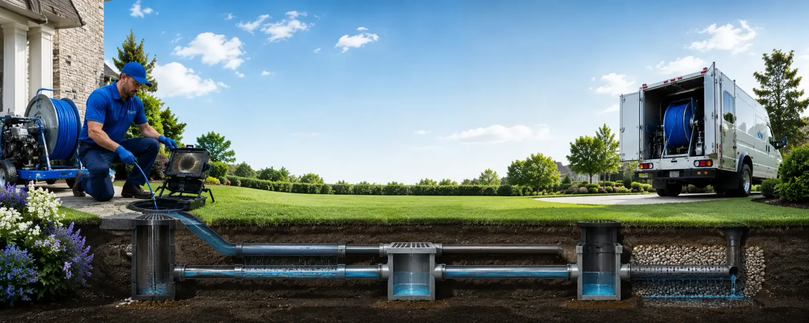 Outdoor drain cleaning information for Greentown, OH